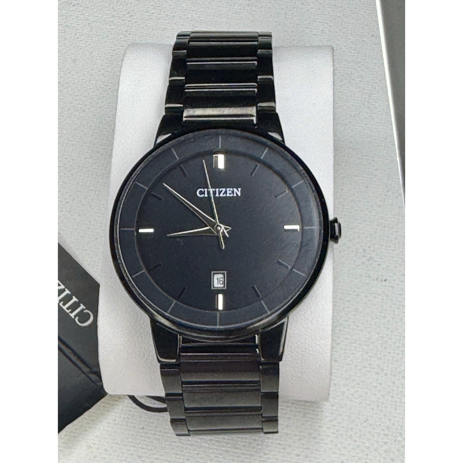 Citizen Quartz Black Ion-Plated Stainless Steel Bracelet Watch 40mm Bi5017-50e